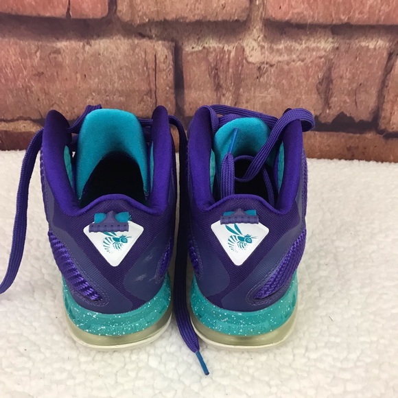 Nike LeBron 9 Summit Lake Hornets Sz 10